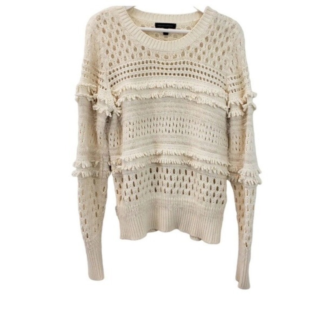 Banana‎ Republic Ivory Spring Sweater Size S